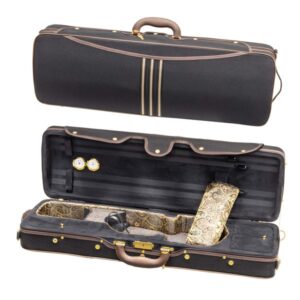 MI&VI Violin Case - Model CN-900F - Premium Hard Shell Travel Violin Case (HD Foam)