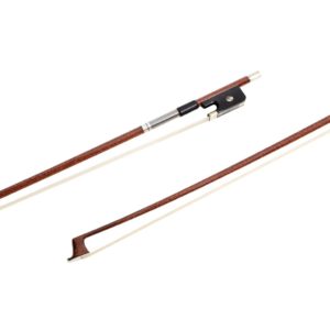 Real Mongolian Horse Hair Well Balanced 4/4 Full Size By MIVI Music Light Weight in Black with FREE BOW CASE MI&VI Classic Carbon Fiber Viola Bow Ebony Frog 