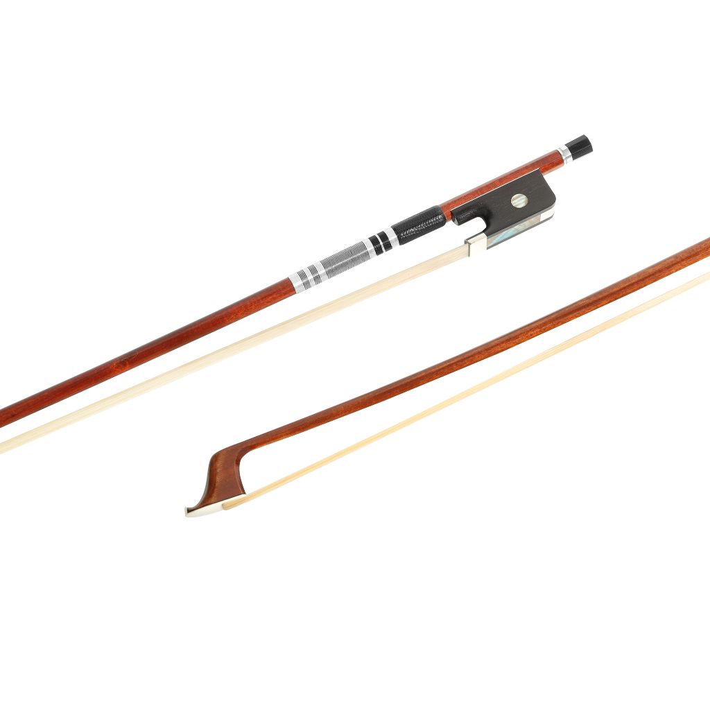 MI&VI Cello Bow - Model VC-3000 - Pernambuco Wood with Ebony Frog and  Silver Mount