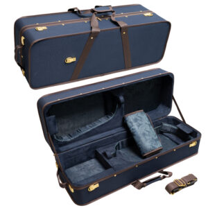 MI&VI Double Case - Model DCN-06 - Hard Shell Wooden Case (Viola + Violin)