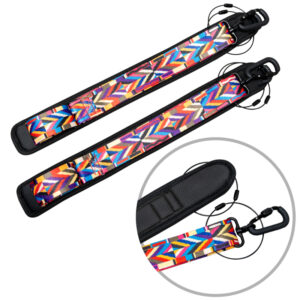 MI&VI Instrument Case Adjustable Straps Replacement Set for Cello, Bass, Guitar Bag & Backpack - Model 9157CL