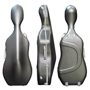 MI&VI Cello Case - Model CC-32 -  Hybrid Composite Wide Body Cello Case (Montagnana/Stradivari)