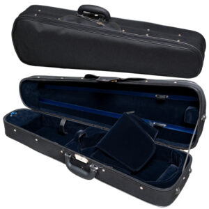 MI&VI Violin Case - Model CN-370WS - Wooden Light Hard Travel Violin Case