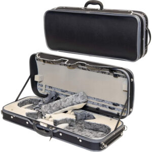 MI&VI Double Case - Model DCN-06WB - Hard Shell Wooden Case (Violin + Violin)
