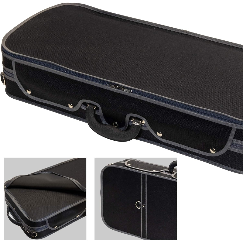 MI&VI Double Case - Model DCN-06WB - Hard Shell Wooden Case (Violin + Violin) - Image 6
